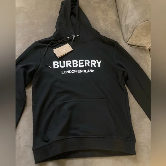 Black Burberry hoodie